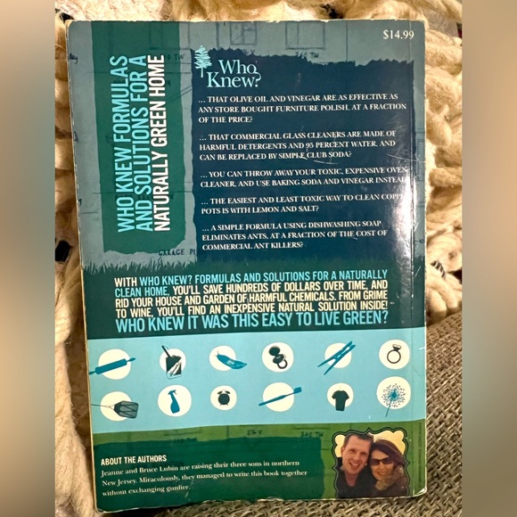 🤷🏾‍♀️ “Who Knew? Formulas and Solutions for A Naturally Clean Home 🧼🧽 (2012) - Picture 2 of 2